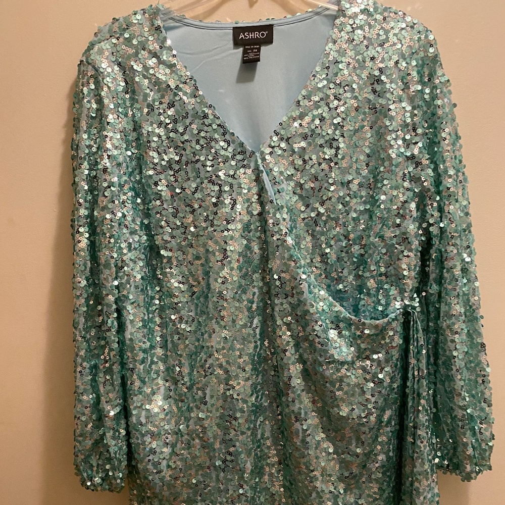 Sequin Pants Set